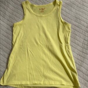 Cat & Jack Girls Yellow Tank Top Size Medium 7/8